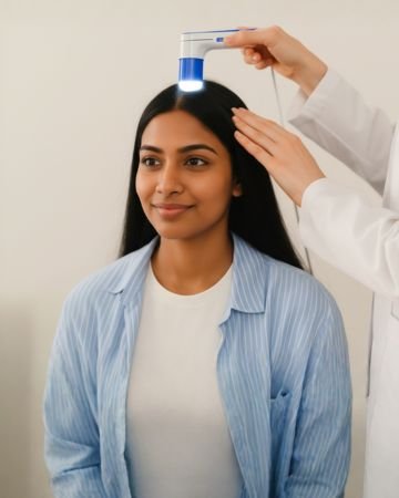 Scalp analysis session